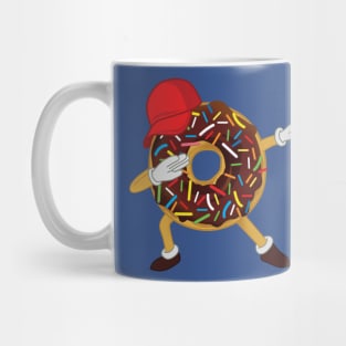 Funny Dabbing Boy Chocolate Sprinkle Donut Mug